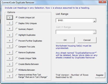 list online duplicate remover