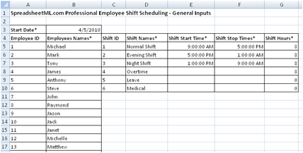 staffing excel template